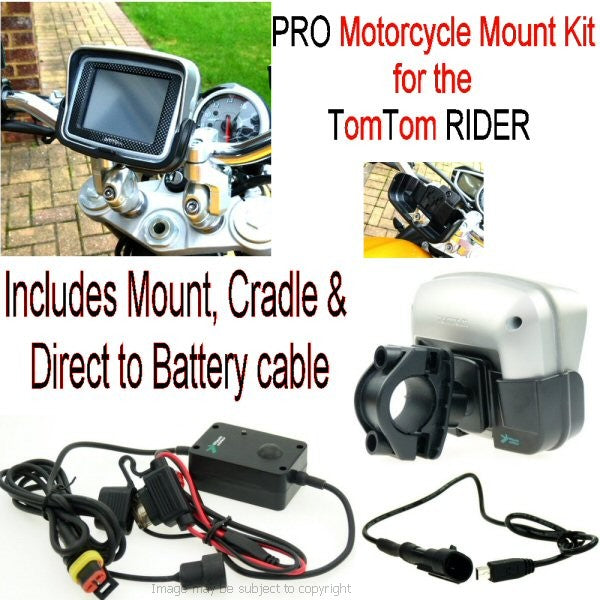 Motorcycle Mount Kit for TomTom Urban Rider (sku 12314)