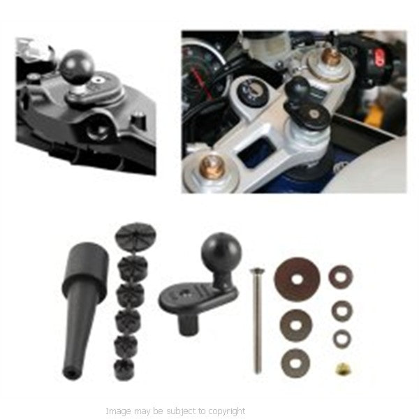 RAM MOTORBIKE YOKE MOUNT BASE WITH 1inch BALL RAM-B-342 (SKU 3599)