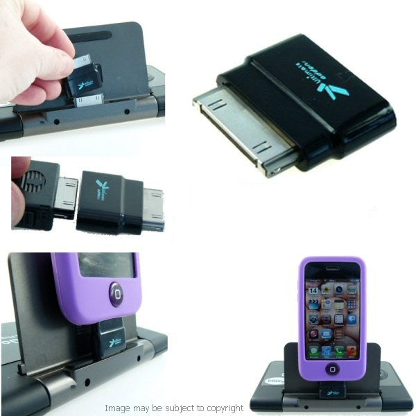 30 Pin iPhone 4S Male to Female Dock Extender Extension Adaptor (sku 13961)