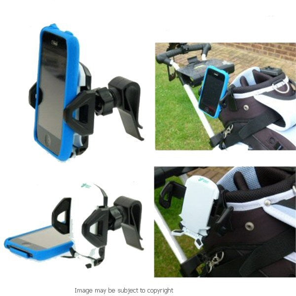 Golf Bag Clip Phone Mount fits the LG Google Nexus 5 Smartphones (sku 18410)