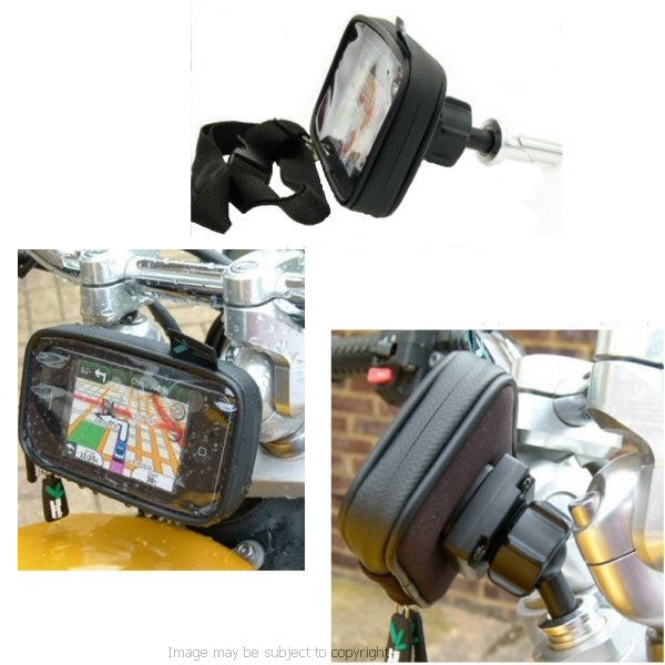IPX4 Waterproof Case Yoke Fork Stem Sports Motorcycle Bike Mount fits iPhone 5 (sku 15133)
