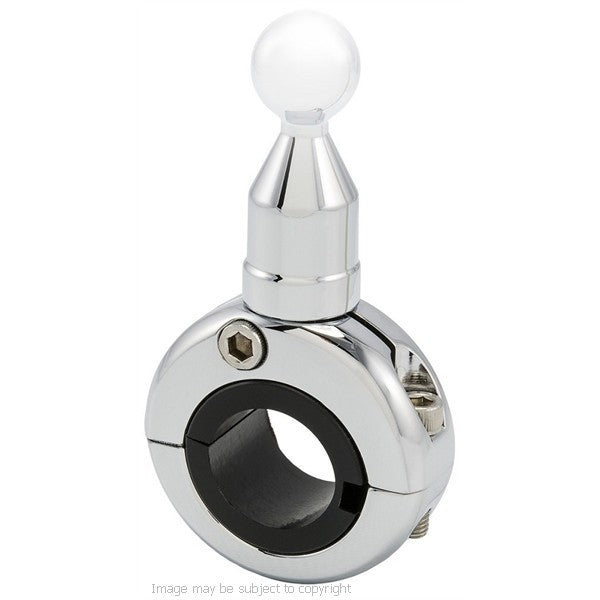 Waterproof Hard Case Chrome Motorcycle Handlebar Mount fits Galaxy S9 (sku 44785)