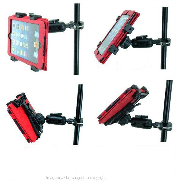 Secure Adjustable iPad MINI Music Microphone Stand Mount Holder (sku 16023)