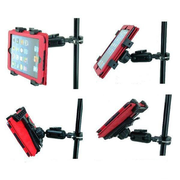 Adjustable Secure Music Microphone Stand Holder Mount for iPad Mini 2019 (sku 50576)