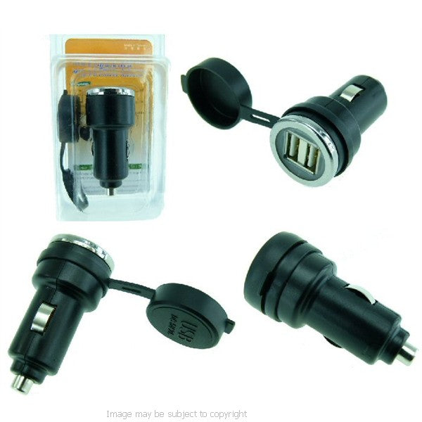 Motorcycle Car Dual USB GPS Phone Power Adaptor (sku 16108)