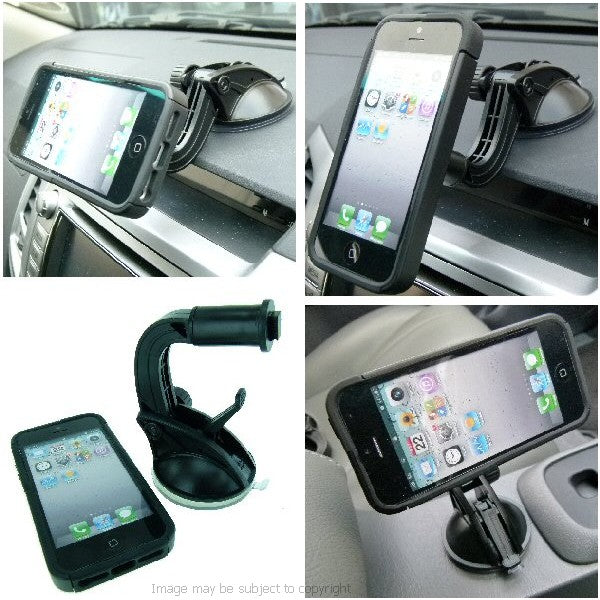 Impact Case with Multi-surface Car Dash Mount for iPhone SE 1st edition (sku 34458)