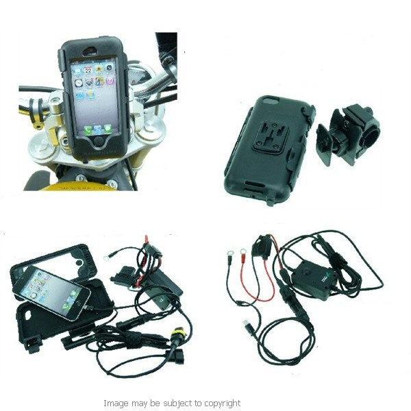 iPhone 5C Waterproof Motorcycle Powered PRO Mount Kit (sku 19274)