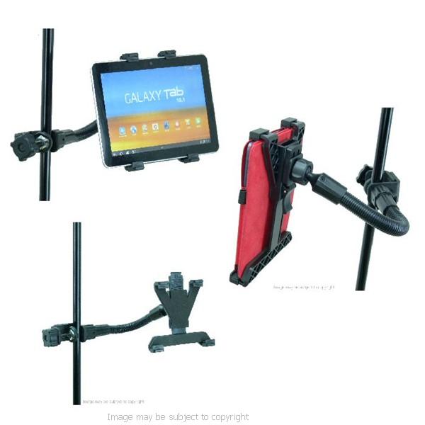Adjustable Heavy Duty 12inch Flexible Music - Mic Stand Tablet Mount for the Samsung Galaxy Tab 10.1 (sku 18019) - BuyBits Ltd UK