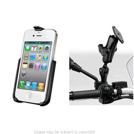 RAM Twist and Tilt Mount with Cradle for the Apple iPhone 4 RAM-B-181-AP9 (SKU 7554)