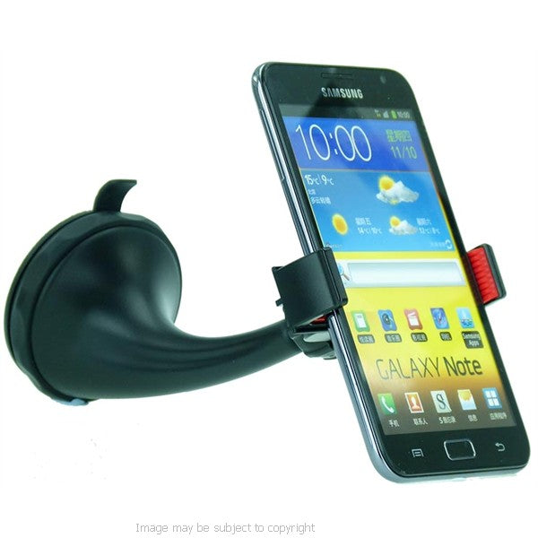 Twist &amp; Lock Spring Grip Rubber Lip Car Mount for the Samsung Galaxy Note (sku 18027)