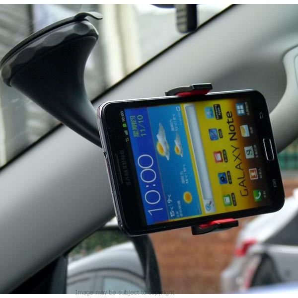 Twist &amp; Lock Spring Grip Rubber Lip Car Mount for the Samsung Galaxy Note (sku 18027)