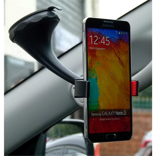Twist &amp; Lock Spring Grip Rubber Lip Car Mount for the Samsung Galaxy Note 3 (sku 18028)