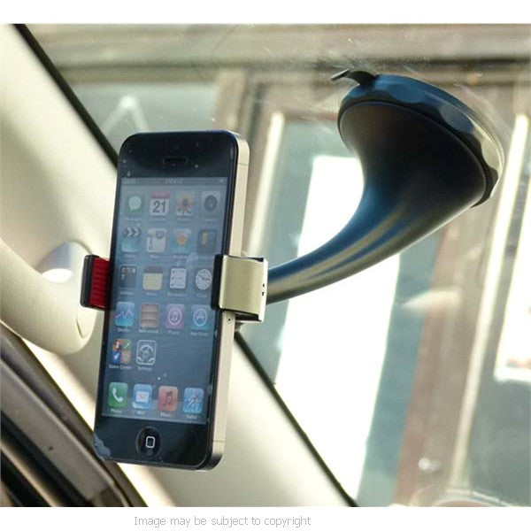 Twist &amp; Lock Spring Grip Rubber Lip Car Mount for the Apple iPhone 5S (sku 18030)