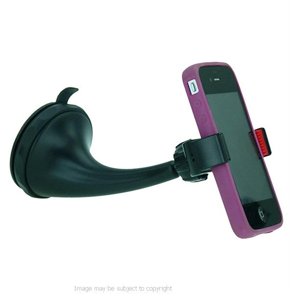 Twist &amp; Lock Spring Grip Rubber Lip Car Mount for the Apple iPhone 4S (sku 18031)