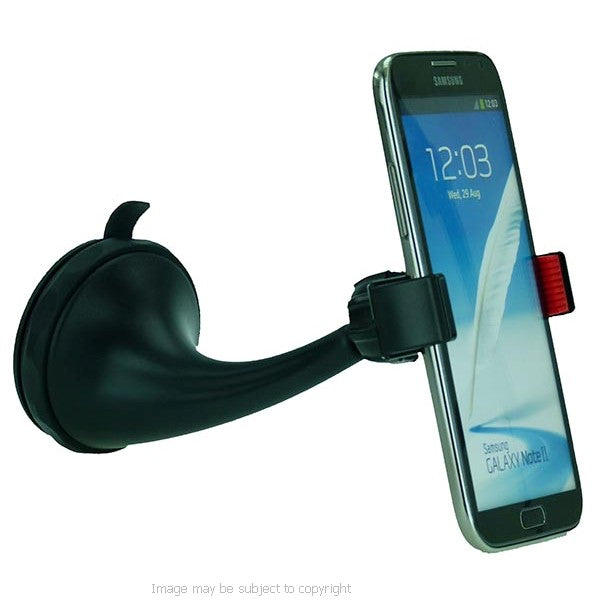Twist &amp; Lock Spring Grip Rubber Lip Car Mount for the Samsung Galaxy Note II 2 (sku 18033)