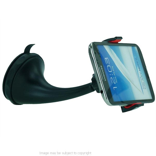 Twist &amp; Lock Spring Grip Rubber Lip Car Mount for the Samsung Galaxy Note II 2 (sku 18033)