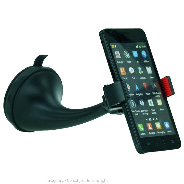 Twist &amp; Lock Spring Grip Rubber Lip Car Mount for the Samsung Galaxy S2 II (sku 18035)