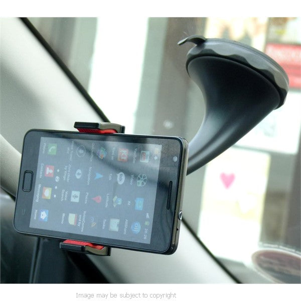 Twist &amp; Lock Spring Grip Rubber Lip Car Mount for the Samsung Galaxy S2 II (sku 18035)