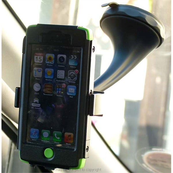 Twist &amp; Lock Spring Grip Rubber Lip Car Mount for the Apple iPhone SE 1st edition (sku 34412)