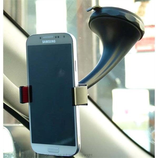 Twist &amp; Lock Spring Grip Rubber Lip Car Mount for the Samsung Galaxy S4 (sku 18037)