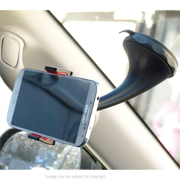 Twist &amp; Lock Spring Grip Rubber Lip Car Mount for the Samsung Galaxy S4 (sku 18037)