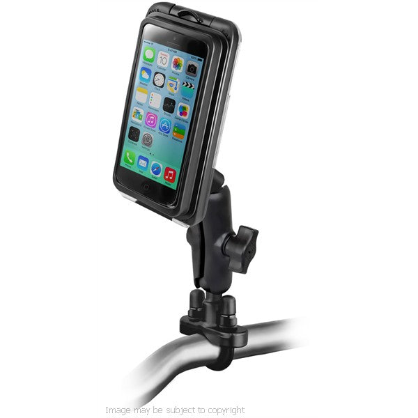RAM AQUA BOX and Handlebar Rail Mount for the iPhone 5s (sku 18101)
