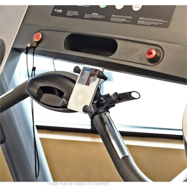 RAM X-Grip iPhone 5 Holder with RAM EZ-Strap Rail Mount. (sku 18323)
