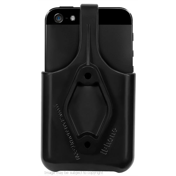 RAM iPhone 5 Custom Cradle with Diamond Base 1inch Ball, Double Socket Arm and RAM Twist and Tilt Mirror Base (sku 18480)
