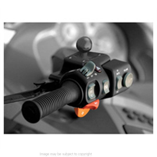 RAM iPhone 5s Custom Cradle with Diamond Base 1inch Ball, Double Socket Arm and Reservoir Cover Mount (sku 18475)