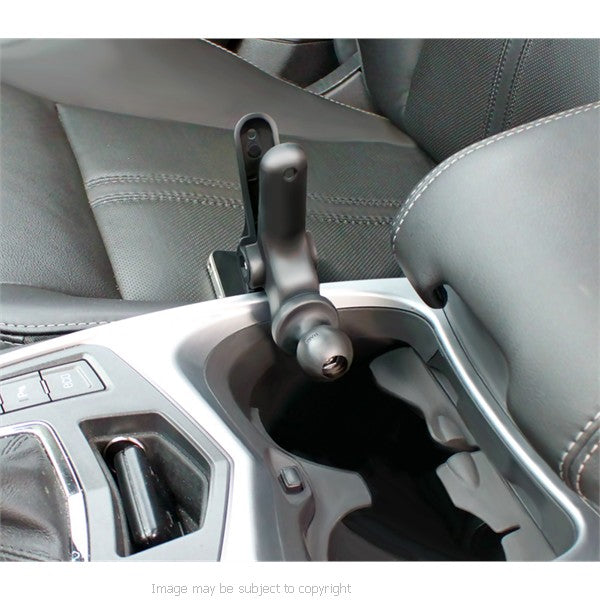 RAM Small Tough-Clamp with Double Socket Arm &amp; Universal X-Grip Phone Holder. (sku 18510)