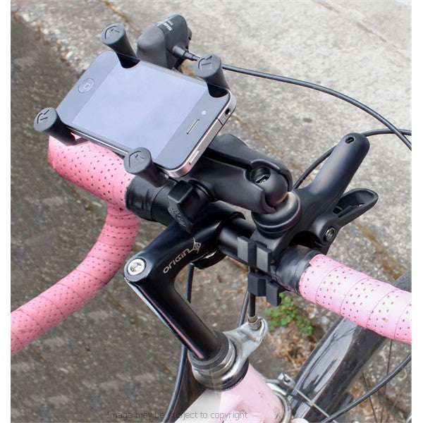 RAM Universal Medium Tough-Clamp with a 1inch Diameter Rubber Ball. (sku 18492)