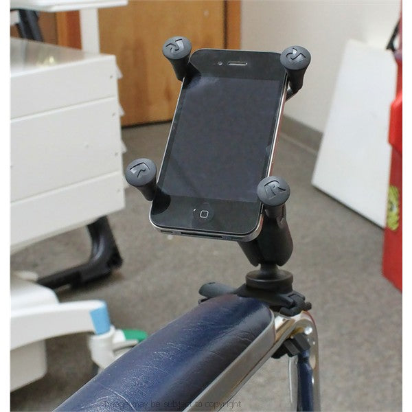 RAM Universal Medium Tough-Clamp with a 1inch Diameter Rubber Ball. (sku 18492)