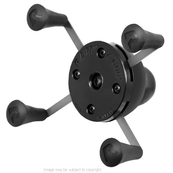 RAM X-Grip Phone Holder with 1inch Diameter Ball. (sku 18514)