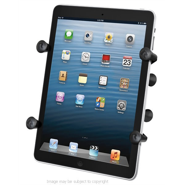 RAM X-Grip II 7inch Tablet Holder with 1inch Diameter Ball. (sku 18521)