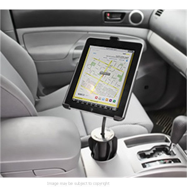 RAM Tab-Tite Cradle with Flex Arm Cup Holder Mount for iPad 4, 3, 2, &amp; 1. (sku 18536)