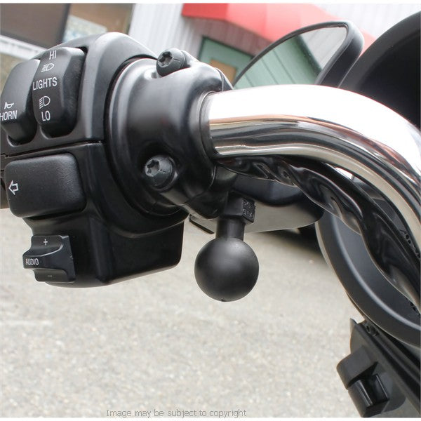 RAP-B-379-HA1U RAM Harley-Davidson Mirror Post Base Mount (sku 18554)