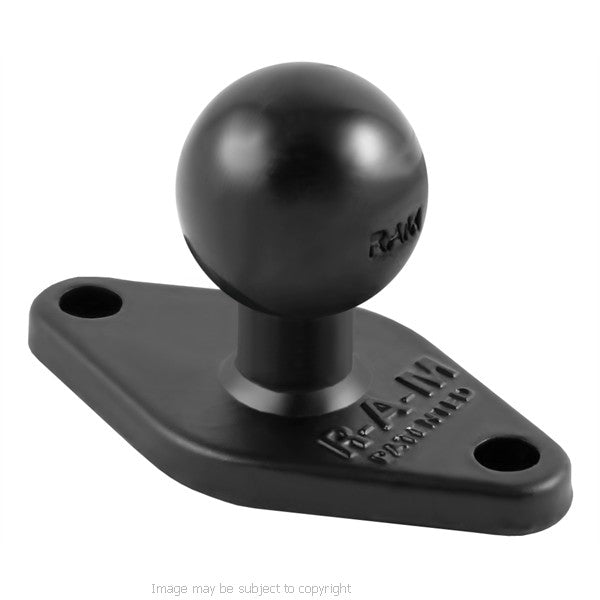 RAM Harley-Davidson Mirror Post Mount, Double Socket Arm, Diamond Base &amp; Aqua Box Pro 20. (sku 18560)
