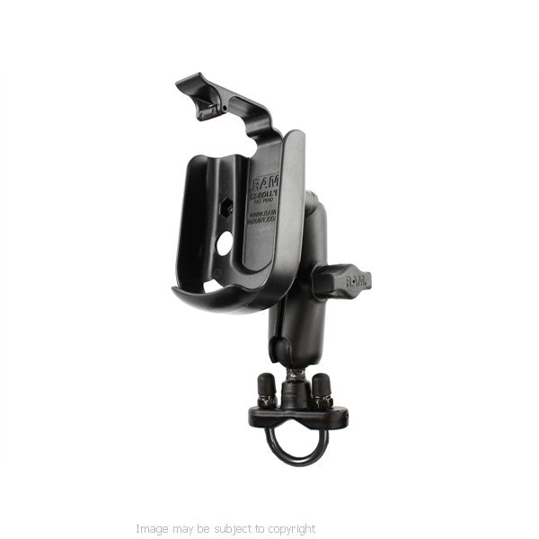 RAM Spot GPS Holder with U-Bolt Mount, Double Socket Arm &amp; Diamond Base. (sku 18563)