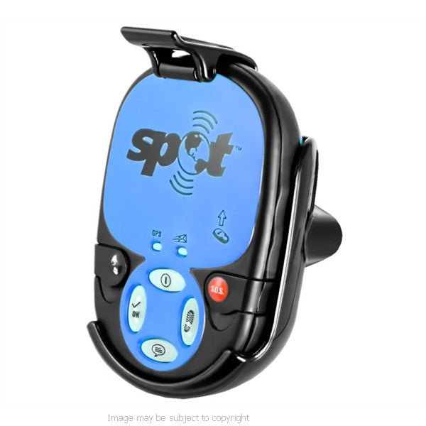 RAM SPOT IS GPS Holder with U-Bolt Mount, Double Socket Arm &amp; Diamond Base. (sku 18564)