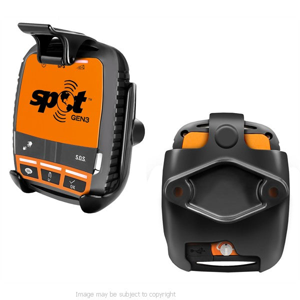 RAM SPOT GEN3 Holder with U-Bolt Mount, Double Socket Arm &amp; Diamond Base. (sku 18566)