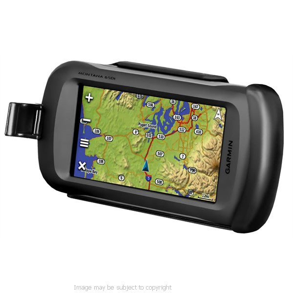 RAM Garmin Montana 600, 650, 650t Holder with U-Bolt Mount, Double Socket Arm &amp; Diamond Base. (sku 18577)