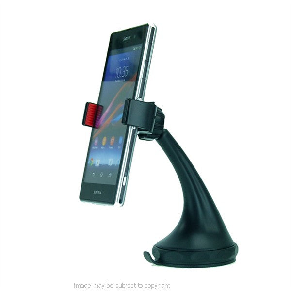 Twist &amp; Lock Spring Grip Rubber Lip Car Mount for the Sony Xperia Z1 L39H (sku 18593)