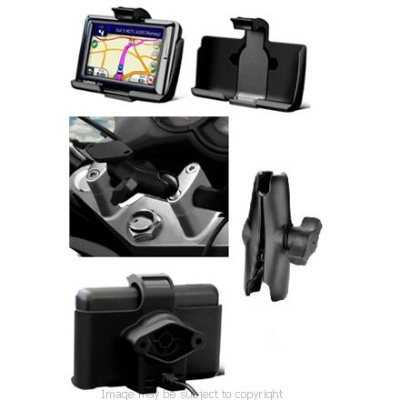 RAM Handlebar Clamp Mount RAM-B-186-GA37 with Standard 3inch arm &amp; Garmin Nuvi 1690 cradle (SKU 7257)