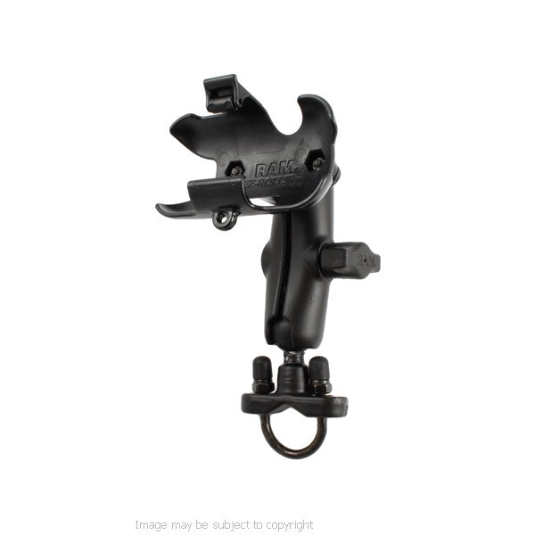 RAM Garmin Approach G3 &amp; Dakota 10, 20, Holder with U-Bolt Mount, Double Socket Arm &amp; Diamond Base. (sku 18610)