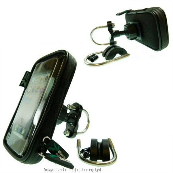 IPX4 Metal U-Bolt Bike Motorcycle Handlebar Mount for Sony Xperia Z1 (sku 18616)