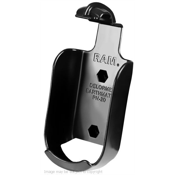 RAM Delorme Earthmate Holder with U-Bolt Mount, Double Socket Arm &amp; Diamond Base. (sku 18641)