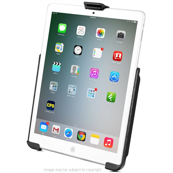 RAM EZ-ROLL'R Cradle for Apple iPad mini WITHOUT CASE, SKIN OR SLEEVE. (sku 18647)