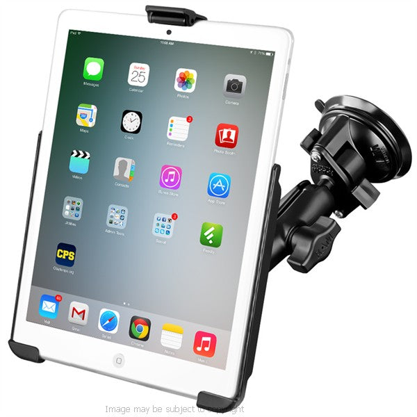 RAM EZ-ROLL'R Cradle for Apple iPad Mini 4 &amp; Twist Lock Suction Cup Base (sku 33111)