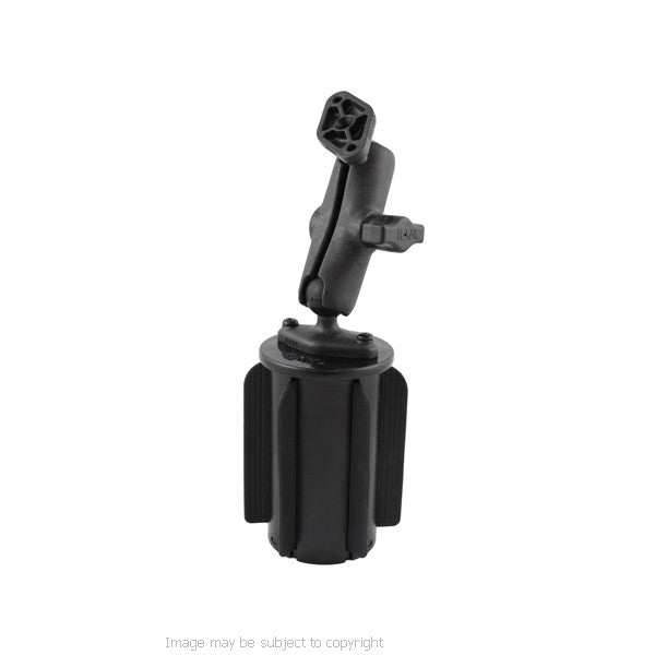 RAM EZ-ROLL'R Cradle for Apple iPad mini 4 with RAM-A-CAN II Universal Cup Holder Mount. (sku 33113)