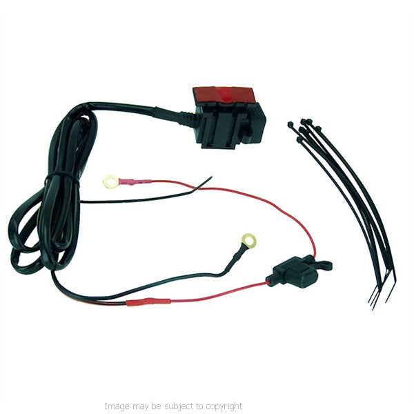 Weatherproof 'Direct to Battery' Hard-wire Dual USB Charging Socket with Mount (sku 18664)